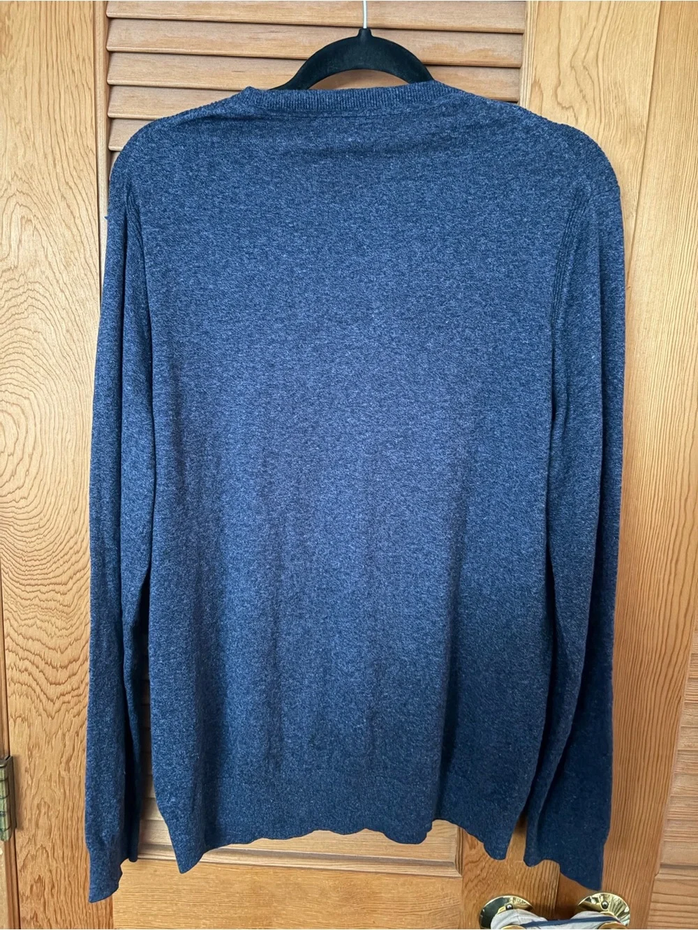 Banana Republic mens Silk Linen crewneck Sweater in blue size L